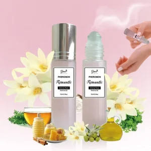Custom Logo 10 ml Perfume Oil, Plum, Coriander, Tuberose, Honey, Amber and Vanilla Scent, Floral Oriental Pheromone Perfume