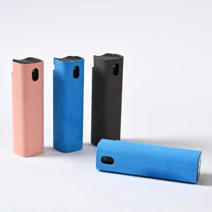 10 ml Screen Cleaning Spray Bottle with True Fiber Cloth PS Transparent Shell Fine Mist Sprayer Pump Bottle