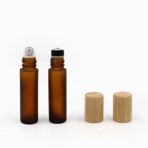 10 ml Small Perfume Roll on Bottle 10ml Frosted Matte Crystal Essential Oil Roller Ball Roll on Glass Bottle