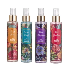 1001 Senses Shimmer Body Mist Floral Fragrance Spray Perfume Body Splash