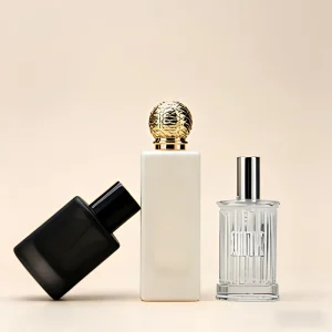 Women’s Perfume Sweet Fragrance Spray Bottle, 100 ml, with Gold and Black Cap