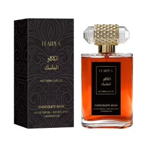 100ml Arabic Men’s Perfume Spray Chocolate Musk Vanilla Fragrance Gourmand Scent Long-Lasting Alcohol-Free in Stock