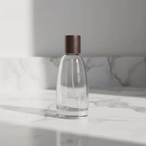 100ml Clear Glass Refillable Perfume Spray Bottle Crimp on Neck Continuous Press Spray Empty Bottle