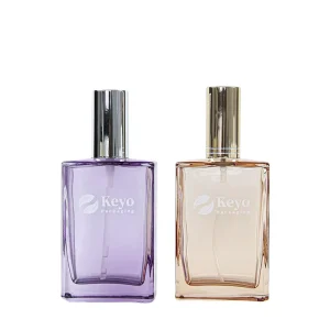 100ml Glass Mist Sprayer Bottle Men’s Perfume Cosmetics Packaging Square Shape Fine Matte Hair Spray Bottles 30ml 50ml Volumes