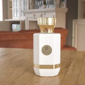 100ml Luxury Square Glass Perfume Bottle with Gold Spray Pump and Cap for Men’s Cologne