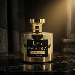 100ml Unisex Perfume Long Lasting Elegant Fresh Warm Woody Golden Arabian Perfume for Special Occasions