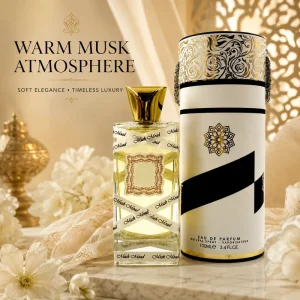100ml Women’s Eau De Parfum Long Lasting Fresh Musk Fragrance Elegant White Ribbon Design Luxury Arabic Scent EDP
