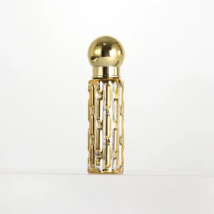 10ML Custom Fancy Embossed New Design Roll on Glass Perfume Bottle for Niche Brand Packaging