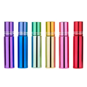 10ML Eco Friendly Glass Bottles with Roll On Sealing for Cosmetics and Essential Oils