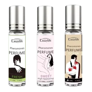 10ML Pheromones Roll-On Perfume Spray Women Male Intimate Attention Premium Scent Orgasms Body Emotions Spray Flirt Perfume