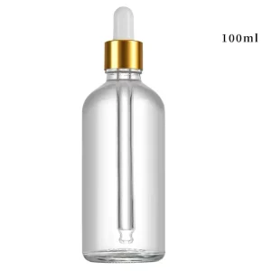 10ml 100ml Transparent Essential Oil Bottle Glass Dropper Bottle Essence Liquid Aromatherapy Empty Bottle