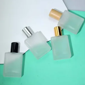 10ml 15ml Matte Square Roll on Perfume Bottles Frosted Essential Oil Roll on Bottle