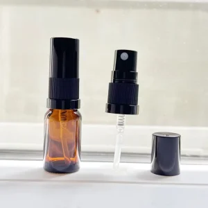 10ml 20ml 30ml 50ml 100ml Clear Amber Cobalt Blue Essential Oil Bottle With Spray Pump