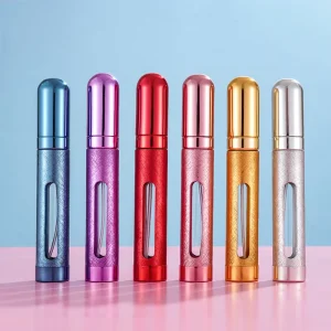 10ml Big Perfume Bottle Aluminum Multiple Colors Perfume Travel Bottle Metal for Perfume Refill and Travel