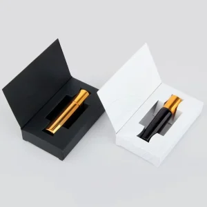 10ml Empty Perfume Glass Roller Bottle Roll On Perfume Bottle with White Black Packaging Box