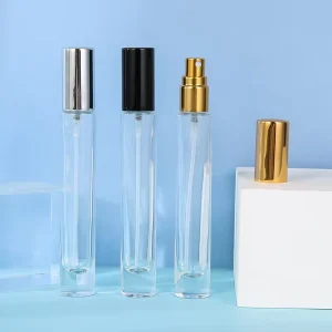 10ml Fine Mist Tube Glass Spray Perfume Round Bottle With Sprayer Lotion Pump