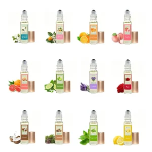 10ml Floral Fragrance Oil Roll on Perfume Unisex Long Lasting Modern Style Perfume Roll on Oil Mini Perfume