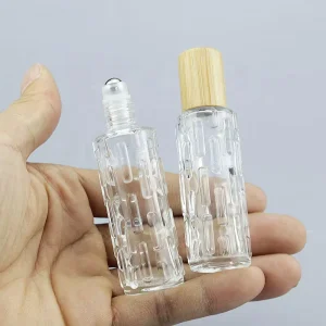 10ml Matte Glass Roll on Perfume Bottle for Essential Oils Aromatherapy Roller Ball for Cosmetics and Skincare Liquids