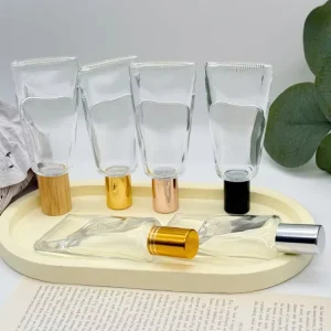 10ml Mini Bag Carry Clear Color Glass Perfume Roller Roll on Oil Bottle