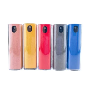 10ml Multi Color Square Tube Spray Empty Bottle LCD Wiping Cloth Integrated Spray Bottle Accepted Customization