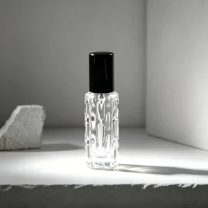 10ml Refillable Glass Perfume Sample Spray Bottle with Square Design Portable Cosmetic Packaging