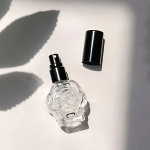 10ml Small Glass Perfume Bottles Label Print Portable Perfume Spray Bottle Travel Size Perfume Tester Bottle