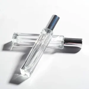 10ml Square Empty Glass Perfume Atomizer Refillable Fragrance Spray Bottle