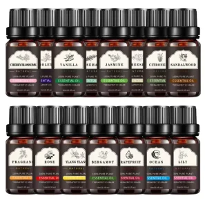 10ml Therapeutic Grade Pure Lavender Essential Oil Fresh Odor Moisturising Candle Perfume Frankincense Sweet Orange Ylang Ylang
