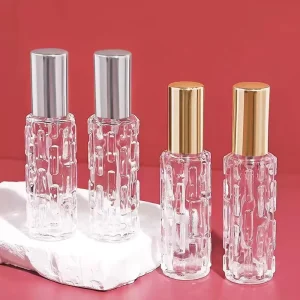 10ml Thickened Transparent Glass Spray Bottle 13mm Thread Mechanical Style Empty Perfume