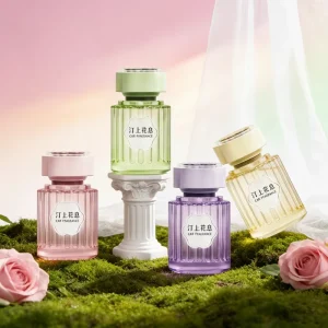110ml Large Capacity Car Aromatherapy Diffuser Glass Car Air Freshener Long Lasting Car Perfume Fragrance
