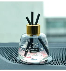 120ML New Car Aromatherapy Perfume Luxury Car Fragrance Diffuser Essential Oil Car Air Freshener Flower