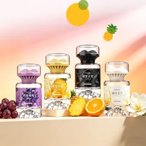 120ml Car Liquid Aroma Air Freshener Dashboard Perfume Ornament Car Fragrance for Odor Removal Lasting Scent