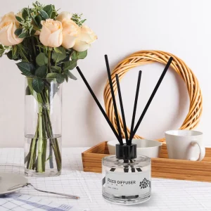 120ml Home Decor Perfume Natural Essential Oil Reed Diffuser with Aromatherapy Stick