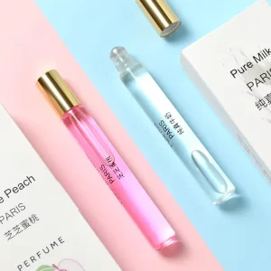 12ML Roll-On Perfume Peach Gardenia Tea Portable Small Long-Lasting Fragrance Antiperspirant Stick Women’s Perfume Unisex