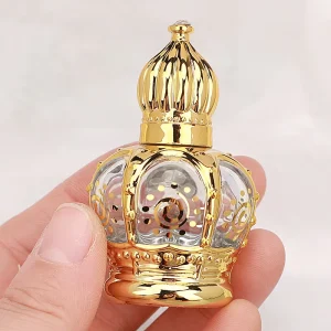 12ml 15ml UV Coated Glass Roller Bottle Leakproof Portable Vial for Essential Oil Perfume