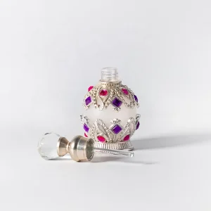 Middle East 15 mL Portable Arabic Women’s Diamond Perfume Oil Bottle