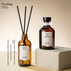 15 Premium Perfume Fragrance Essential Oil Classic Hotel Home Ornaments Decoration Fresh Air No Fire Aromatherapy Earth Brown