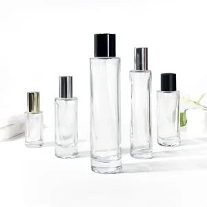 15ml 20ml 30ml 50ml 80ml 100ml Round Travel Glass Perfume Tester Bottle Slim Glass Spray Perfume Bottle