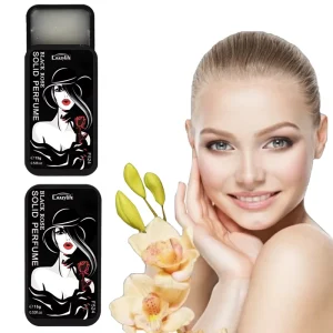 1PCS Solid Perfume Fragrances Women Men Solid Balm Mild Long Lasting Deodorant Body Antiperspirant Portable Box