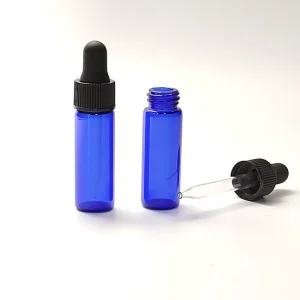 1dram 1ml 2ml 3ml 4ml Cobalt Blue Dropper Bottle Essential Oil Bottle