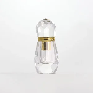 1ml Crystal Glass Perfume Bottle Luxury Cosmetic Containers for Sample Essential Oil Gift Packaging