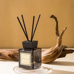 200ml Reed Diffuser Multi Color Glass Bottle Wood Lid Long Lasting Eco Friendly Alcohol Free Essential Oil Aromatic Fresh