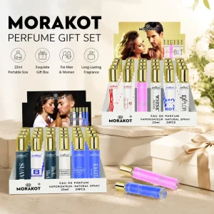 22ml 24PCS Portable Mini Eau De Parfum Travel Spray Perfume Multiple Fragrances