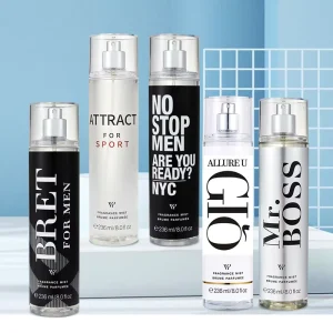 236ml Men’s Fragrance Mist Long Lasting Body Spray for Men Deodorant Perfume