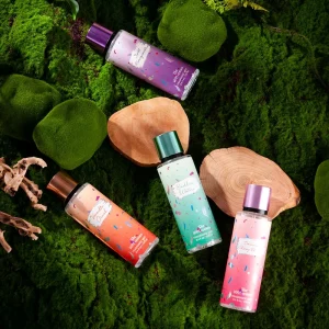 250 mL Women’s Floral Body Spray Perfume, Vanilla Body Splash with Cherry Blossom Water
