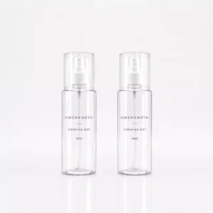 250ml Clear PET Spray Bottle Fine Mist Atomizer Cosmetic Grade Travel Container Empty Plastic Alcohol Sanitizer Flask