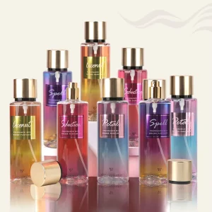 250ml Luxurious Aromatic Perfumed Body Spray Long Lasting Fragrance Scented Hydrating Body Mist Spray for Women
