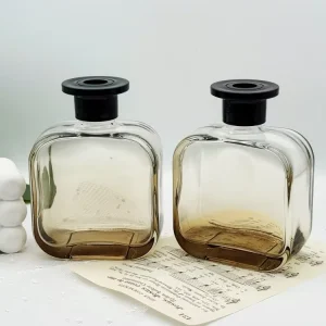 283ml Grey Gradient Reed Diffuser Glass Perfume Aromatherapy Bottles