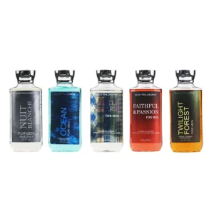 295ml Regular Size Men’s Floral Scented Herbal Infused Nourishing Moisturizing Eco Friendly Whitening Body Wash