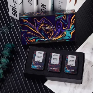 3 Pieces Set of Neutral Men’s Solid Balm Women’s Natural Long-Lasting Body Cream Portable Perfume Gift